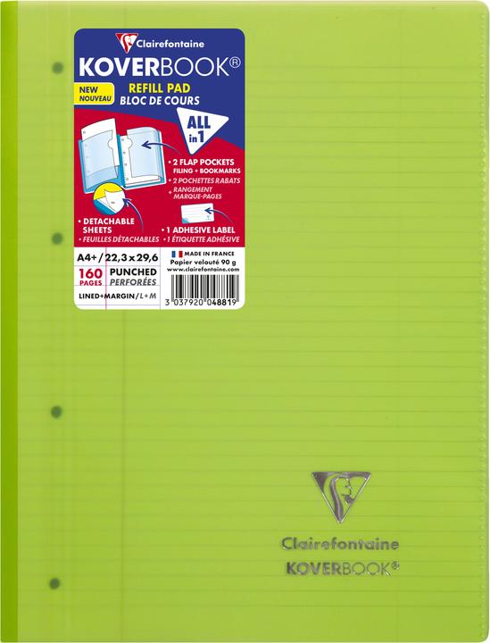 Actual product image Clairefontaine Koverbook (A4+, Lined, Soft cover)