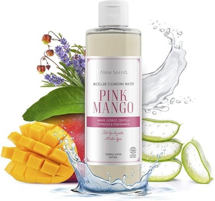 Actual product image Alma Secret Pink Mango Micellar Water 250ml (Cleansing lotion, 250 ml)