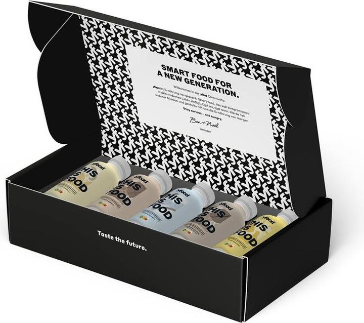 Immagine prodotto YFood Classic Taster Pack (Caffè, Vaniglia, Banana, Bacca, Cioccolato, 1 x)