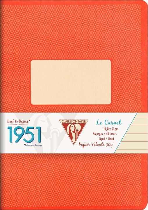 Actual product image Clairefontaine 1951 - Back to Basics (A5, Lined, No binding)