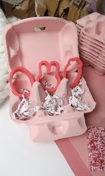 Immagine prodotto Cut my Cookies Guscio d'uovo 10 pezzi, Rosa