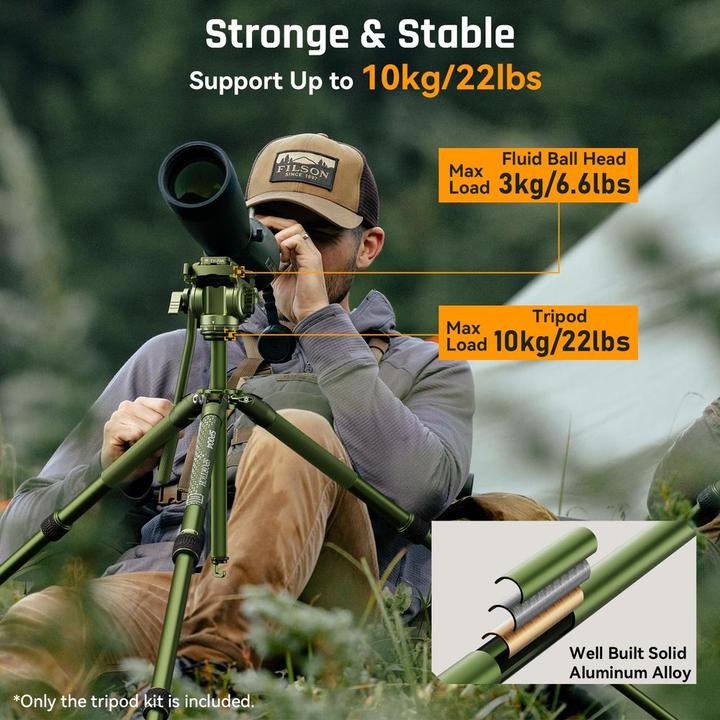 Image du produit Sirui Sportich Stativ SP004+G5X Grün (Métal)