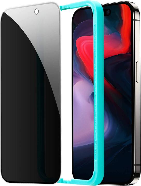 ESR Protezione dello schermo in vetro temperato per la privacy (1 Pezzo/i, Apple iPhone 15 Pro Max)