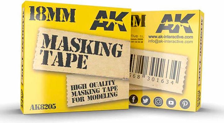 AK Interactive Nastro per mascheratura da 18 mm (18 mm)