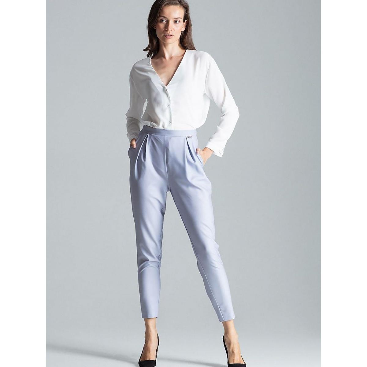 Figl, Damen, Hosen, Damen Hose, Grau, (L)