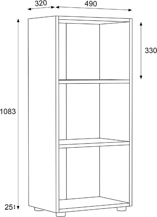 Immagine prodotto VCM Ulas (49 x 32 x 108 cm)