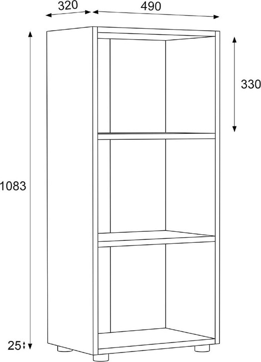 Produktbild VCM Ulas (49 x 32 x 108 cm)