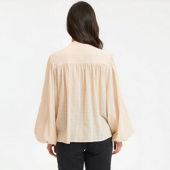 Actual product image La Redoute Collections Hemd mit Mao-Kragen (XL)