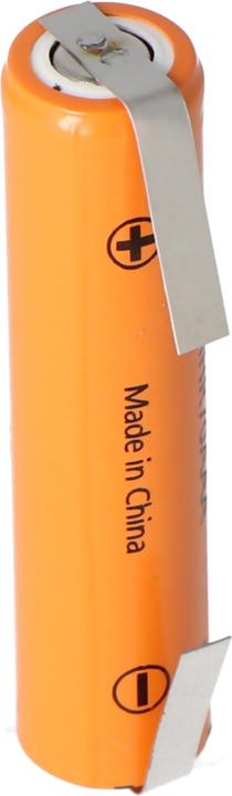 Actual product image Panasonic Sanyo HR-AAAU NiMH rechargeable battery Micro AAA Flat Top with soldering lug in U-shape (AAA, 730 mAh)