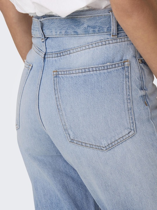 Image du produit Only ONLMADDIE Hohe Taille Weiter Beinschnitt Jeans Straight-Fit jeans (W29/L34)