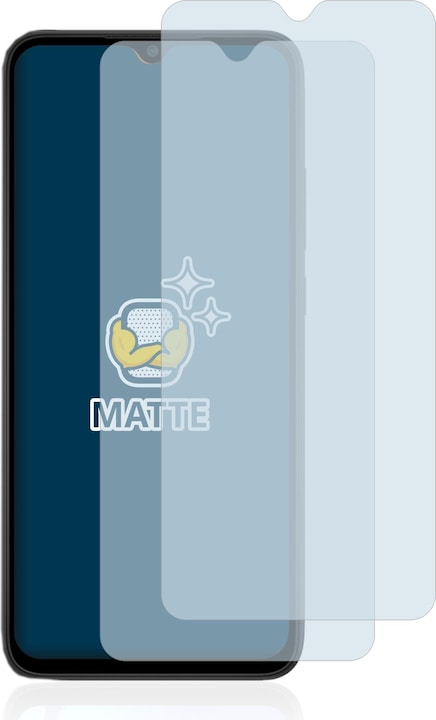Actual product image BROTECT Anti-glare screen protector matt (2 Piece, Mi 9)