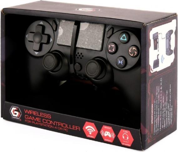 Immagine prodotto Gembird JPD-PS4BT-01-BK Gamepad PlayStation 4, PC Nero (PC, PS4)