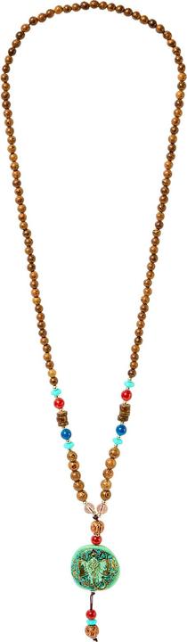 Immagine prodotto Joe Browns Elephant Pendant Boho Necklace (Lega di zinco, Ottone, Vetro, Cotone, Cocco, Ceramica)