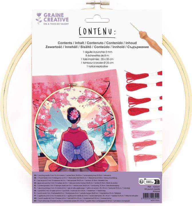 Produktbild Creative Punch Needle Set Kimono