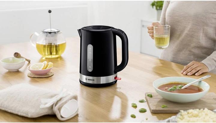 Image du produit Bosch Hausgeräte TWK6A513 bouilloire électrique Noir, Acier inoxydable (1.70 l)