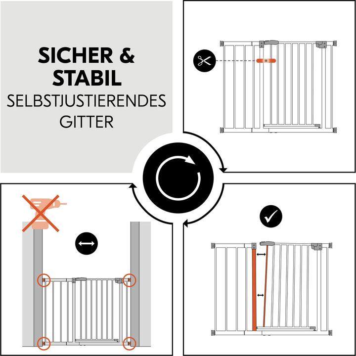 Produktbild Hauck Clear Step Set 2 + 21 cm White (96 cm)