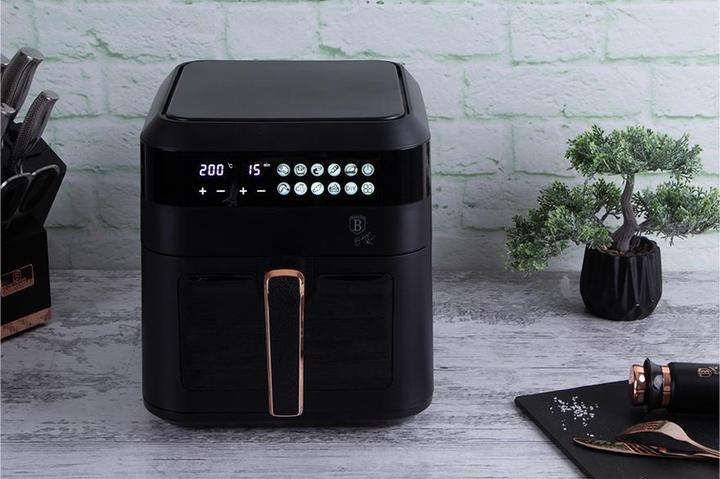 Immagine prodotto BerlingerHaus BH9446 Friggitrice ad aria, 6,3L, finestra visibile Black Rose CollectionMona