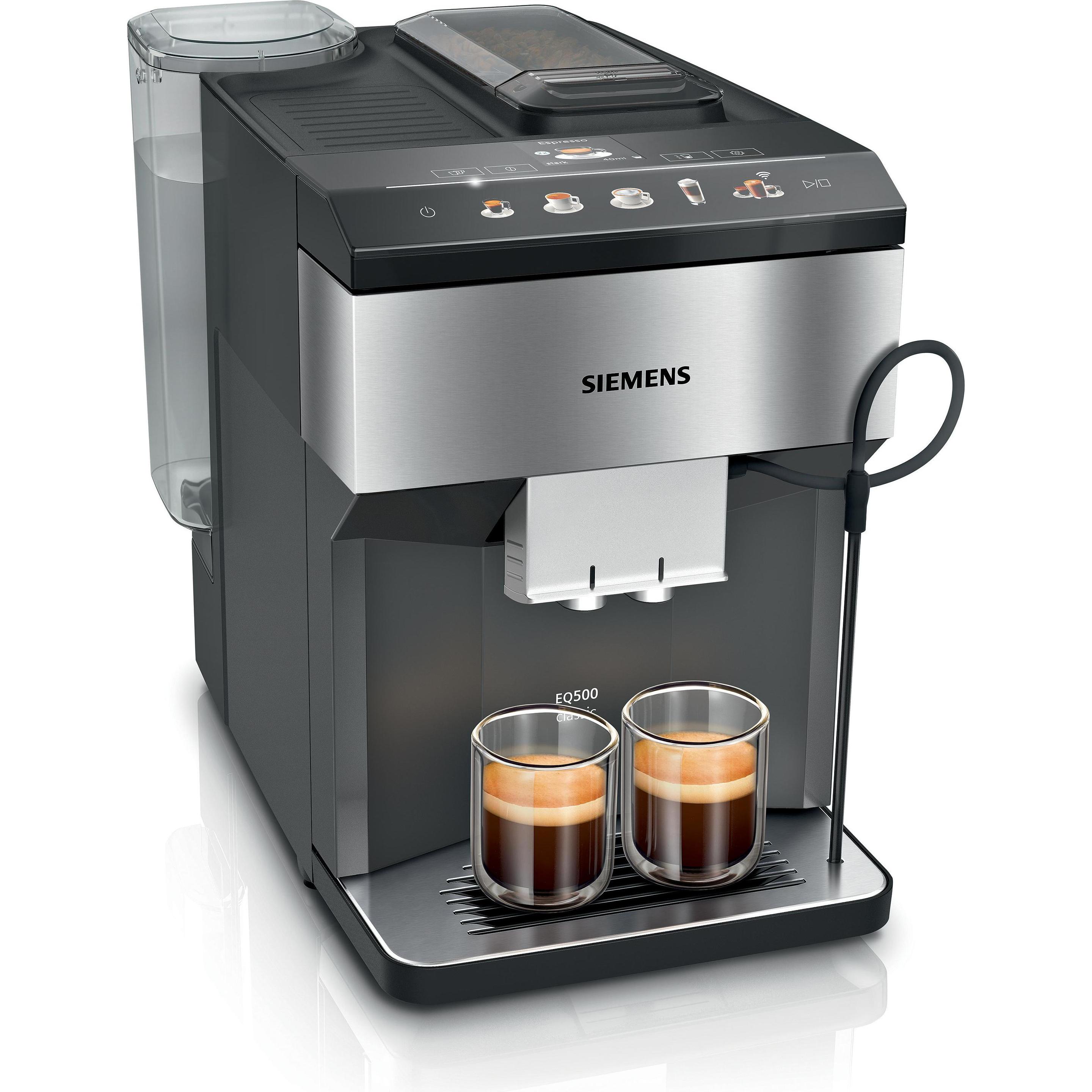 Siemens EQ500, Kaffeevollautomat, Schwarz