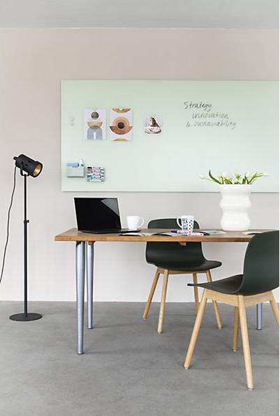 Actual product image Legamaster Glass board matte 7-104064 100x200cm sage green (100 x 200 cm)
