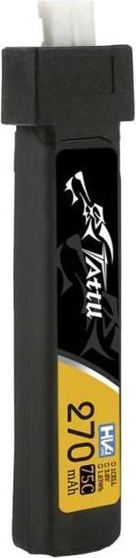 Produktbild Tattu Battery LiPo 270mAh 3.8V 75C 1S1P JST-PHR 2.0 (5pcs) (3.80 V, 270 mAh)