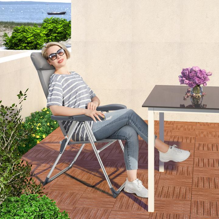 Immagine prodotto Casaria Set di 4 sedie da giardino