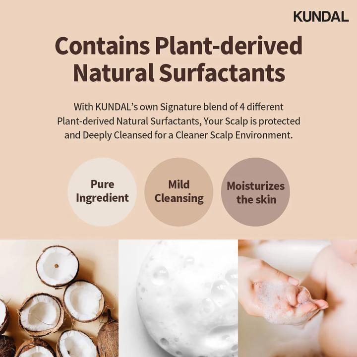 Produktbild Kundal Honey and Macadamia Nature Shampoo Baby Powder 500ml (500 ml, Flüssiges Shampoo)