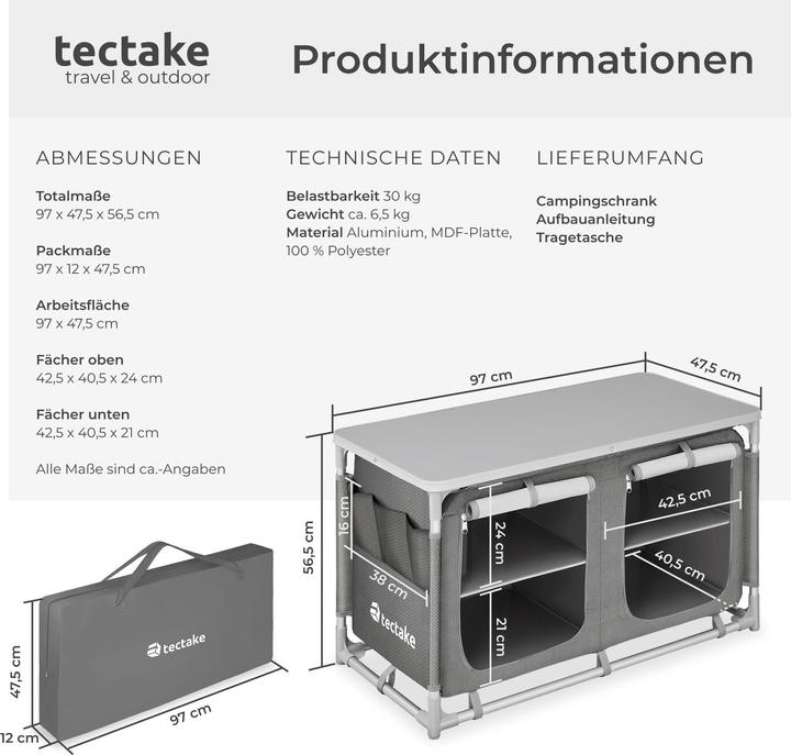 Immagine prodotto tectake Cucina da campeggio