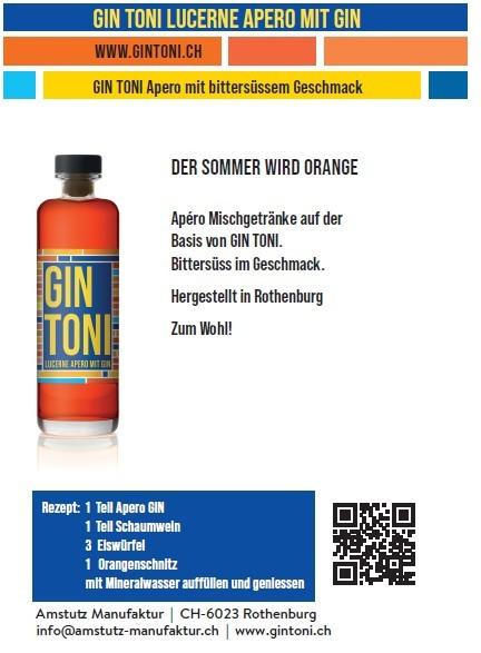 Produktbild Gin Toni Lucerne APERO DOPPELMAGNUM auf Gin Basis 3 Liter / (1 x 50 cl)