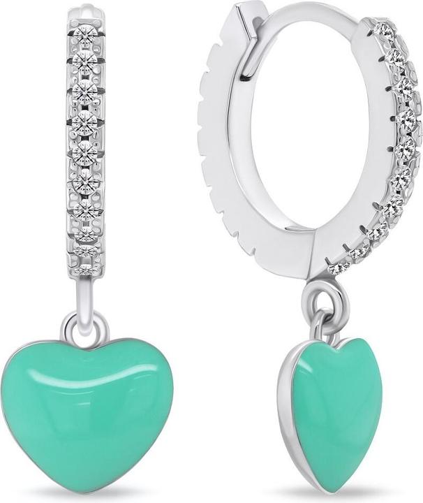 Immagine prodotto Brilio Argento - Orecchini romantici in argento Cuore EA761WG