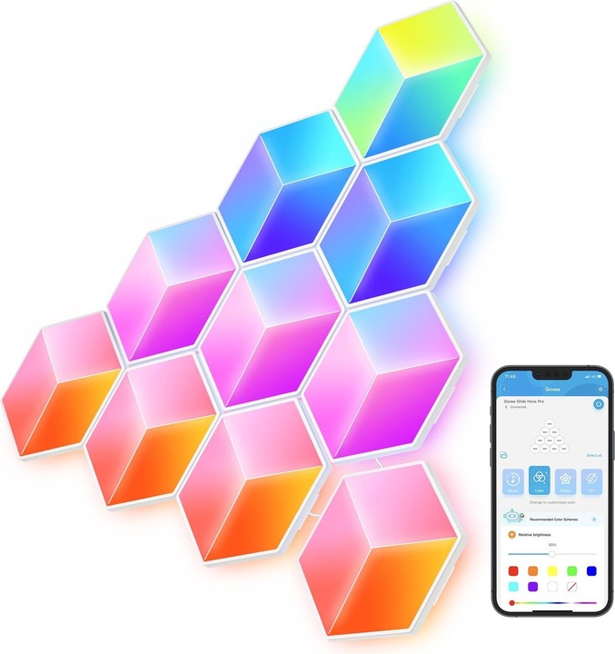 Produktbild Govee Glide Hexa Pro (0 lm)