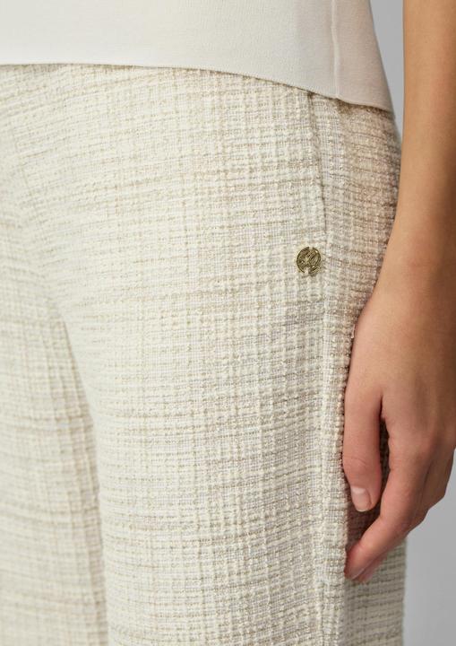 Immagine prodotto S.Oliver Hose Bouclé-Hose mit Wide Leg und Elastikbund (46)