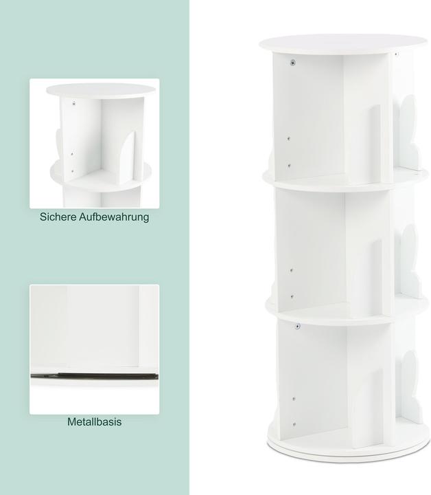 Immagine prodotto Relaxdays Kinderbücherregal (40 x 40 x 97 cm)