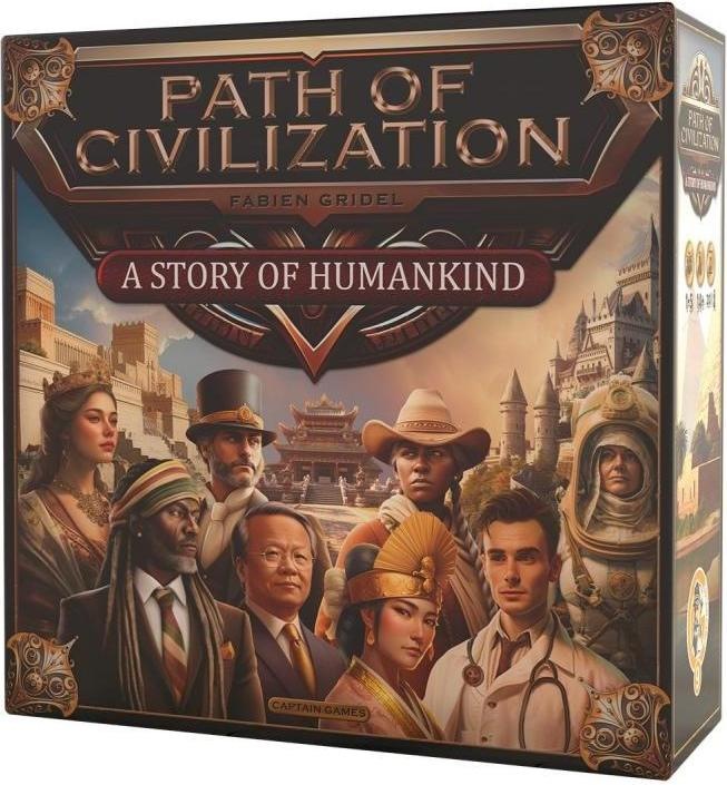 Produktbild Asmodée CAPD0003 - Path of Civilization, Brettspiel, für 1-5 Spieler, ab 14 Jahren (DE-Ausgabe) (Deutsch)