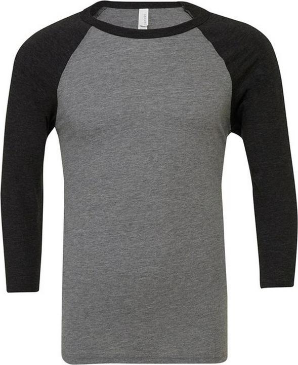 Produktbild Bella Canvas TShirt Baseball 34 Ärmel (L)