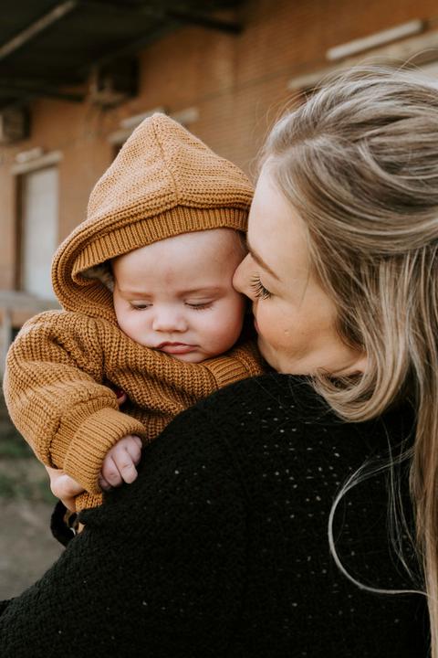 Immagine prodotto Baby's only Giacca con cappuccio Babys Only con fodera in orsetto Soul, Caramello (56)