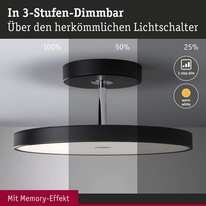Actual product image Paulmann Ceiling light Hildor (3000 lm)
