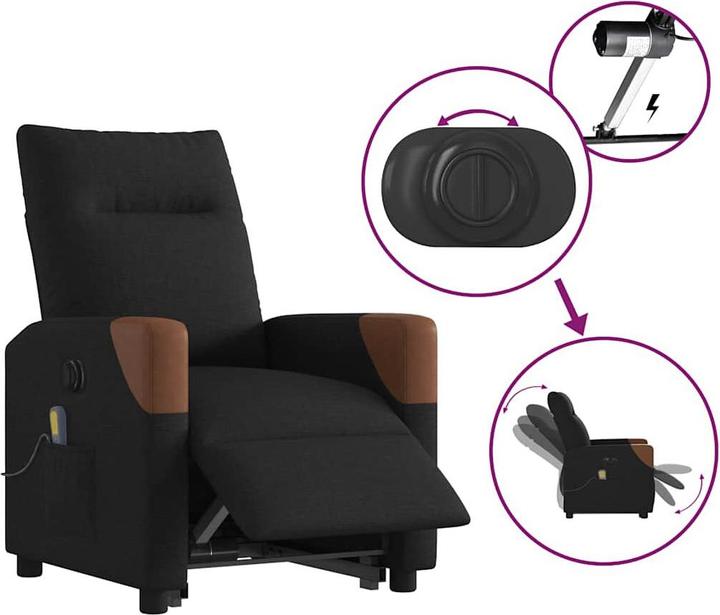 Image du produit vidaXL Massagesessel mit Aufstehhilfe