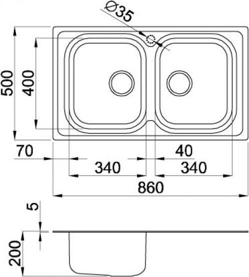 Produktbild Elleci Sky 450 (50 cm, 86 cm)