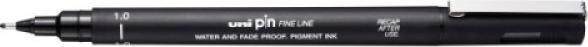 Produktbild Uni-ball Pin Fineliner (Black, 1 x)