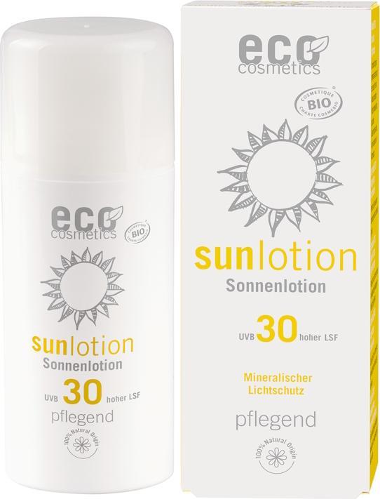 Actual product image Eco Cosmetics Neutral (Suntan cream, SPF 30, 100 ml)