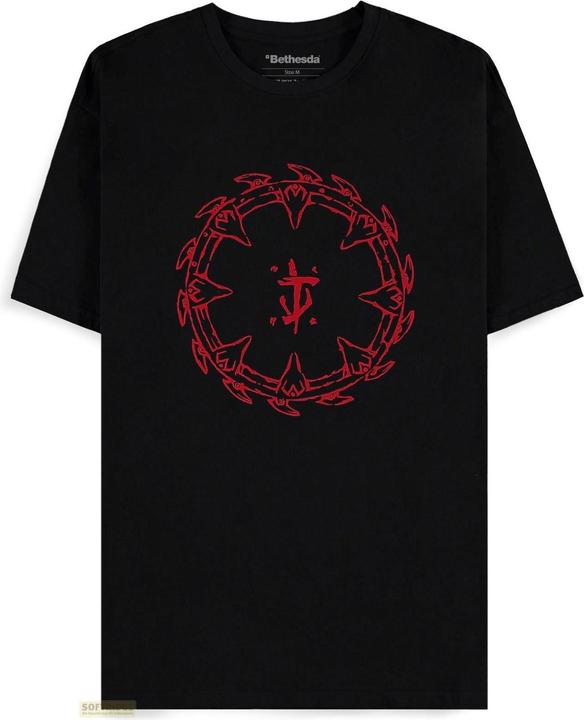 Actual product image Difuzed DOOM The Dark Ages Red Shield - Men's Short Sleeved T-shirt - 2XL (XXL)