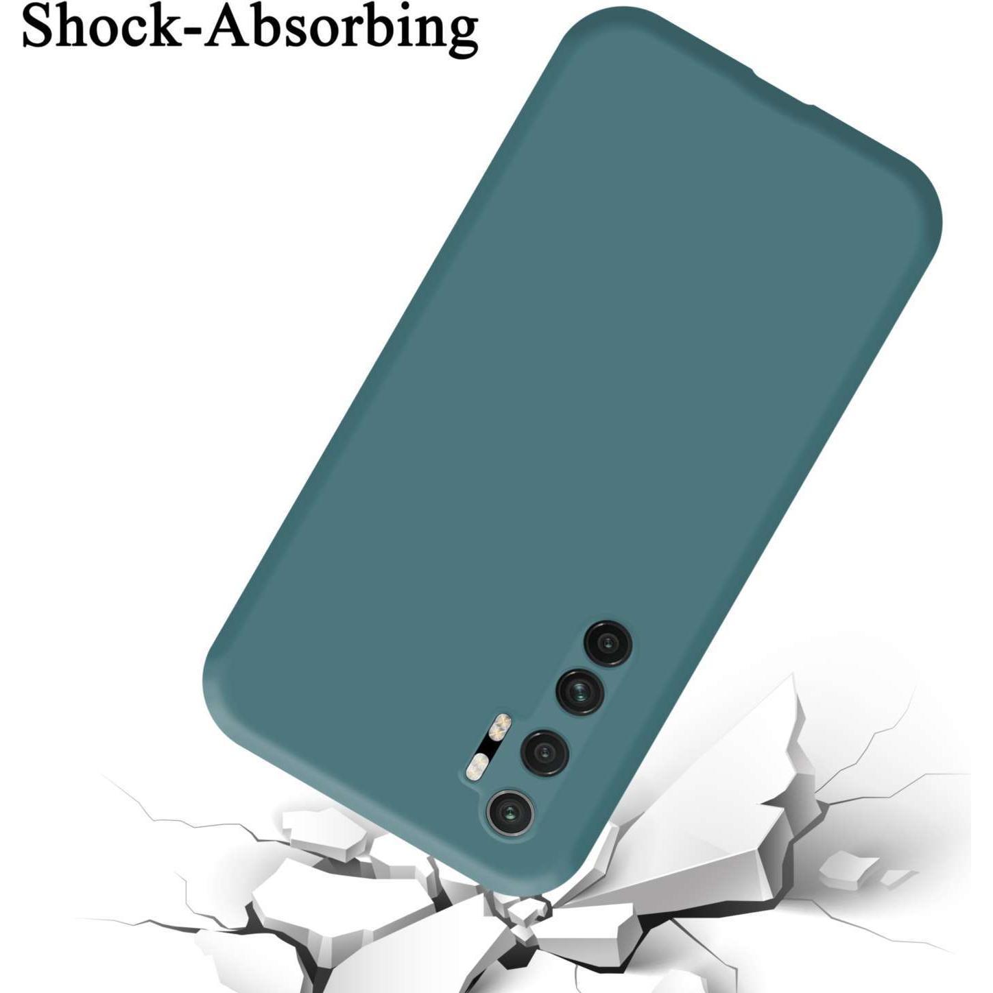 Thumbnail - Cadorabo Hülle für Xiaomi Mi NOTE 10 LITE TPU im Liquid Case Design (Xiaomi Mi Note 10 Lite), Smartphone Hülle, Grün