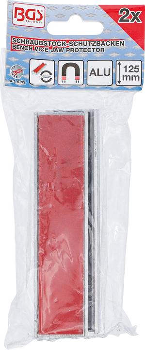 Image du produit BGS Mors de protection pour étau aluminium largeur 125 mm 2 pièces