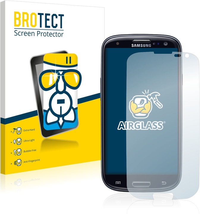 Produktbild BROTECT AirGlass Panzerglasfolie (1 Stück, Samsung Galaxy S3 i9300)