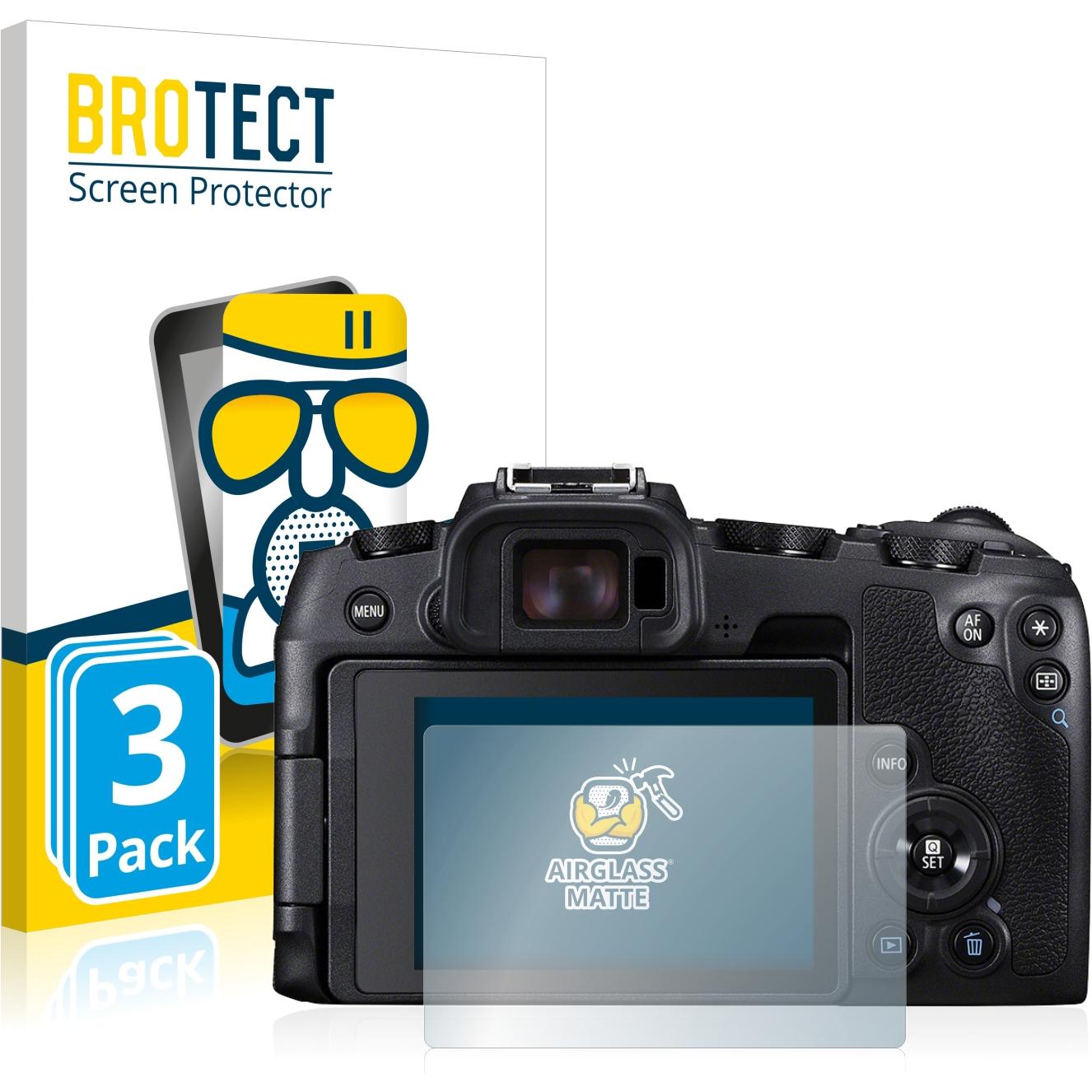 BROTECT AirGlass Panzerglasfolie Matt (Displayschutz, EOS RP), Kameraschutz