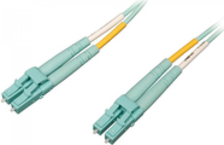 Produktbild Eaton 10Gb/100Gb Duplex Multimode 50/125 OM4 LSZH Fiber Patch Cable LC/LC Aqua 3M 10ft. 3 (3 m)