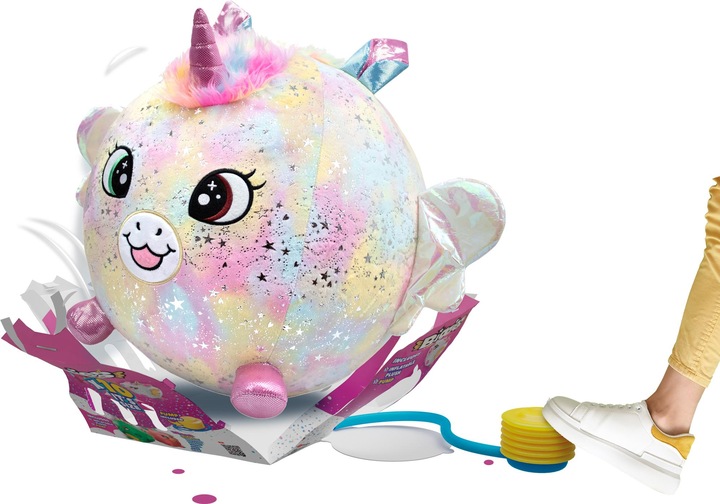 Immagine prodotto Moose Peluche gonfiabile unicorno arcobaleno Biggies