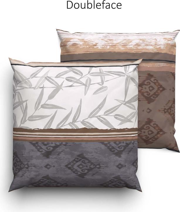 Immagine prodotto Lotus Bettwaren Biancheria da letto in raso Sabri (Copricuscino, 65 x 65 cm)