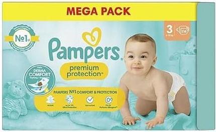 Pampers Premium Schutz (Gr. 3+, 114 Stück)