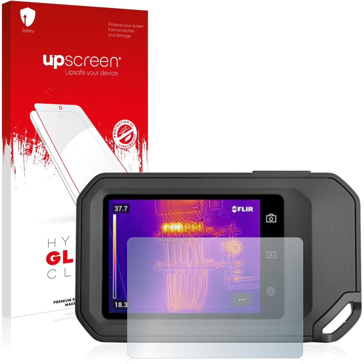 upscreen Scratch Shield Panzerglasfolie (Displayschutz, C5), Kameraschutz
